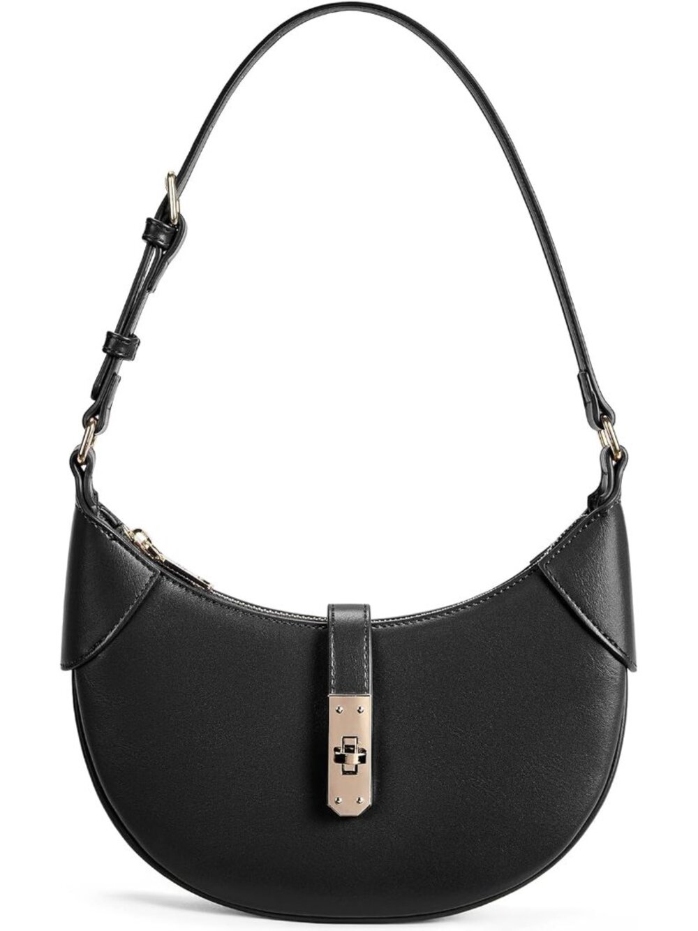 Shoulder Bags for Women Small Crescent Moon Underarm Purse Trendy Vegan Leather